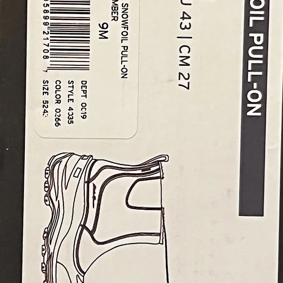 Eddie Bauer Men’s Pull on Timber Snowfoil Boots 9M - Picture 11 of 12